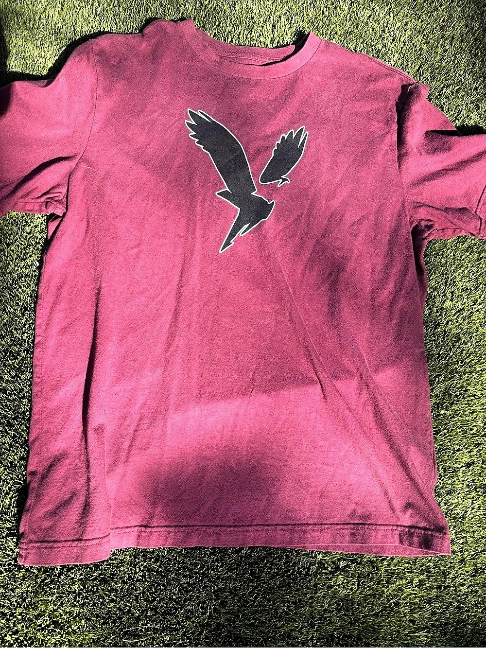American Eagle Graphic Short Sleeve Tee Pink Size Medium